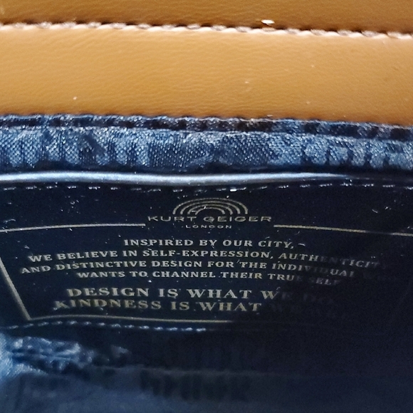 Kurt Geiger Kensington Tan and Pastel Woven Multi Colored Mini Bag - Picture 13 of 15